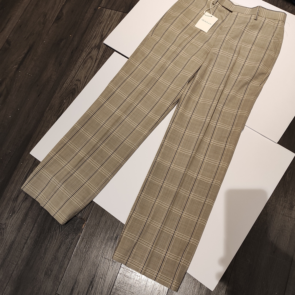 Gant Tan Plaid Men's Chinos